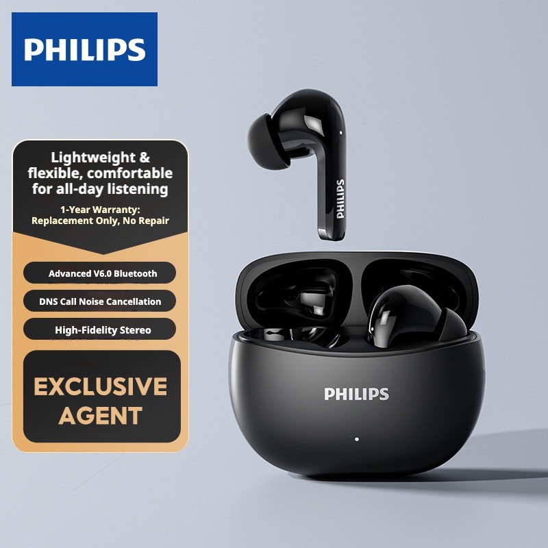 Philips Original True Wireless Earbuds TWS Earphone Bluetooth 6.0 - Gambar 9