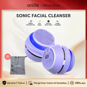 onlife facial sonic cleansing device pembersih wajah elektrik