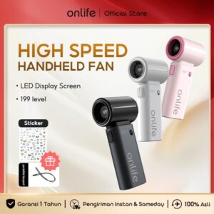 onlife high speed kipas 199 gear wind dapat dilipat kipas angin digital display