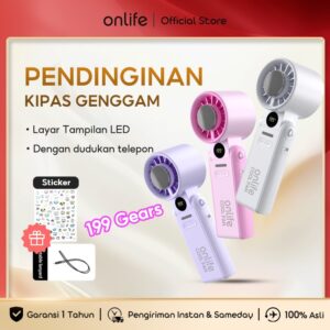 Onlife Kipas Turbo High-speed 199 Gear Digital Display