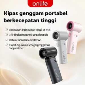 Onlife Mini Kipas Strong Portable Wind 199 Gear