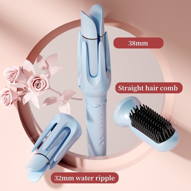 Onlife 3 IN 1 Ion Negatif Curly Rambut Otomatis 28mm/36mm Keramik - Gambar 3