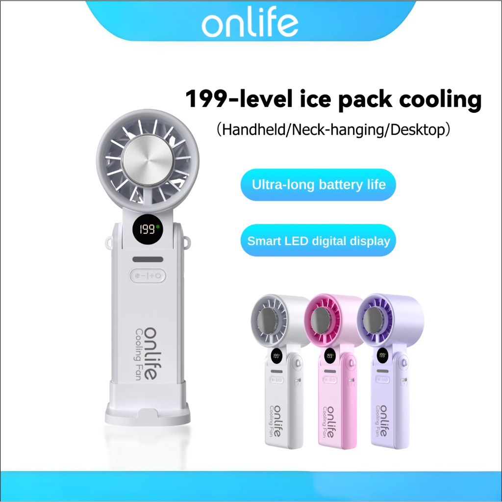 Onlife Kipas Turbo High-speed 199 Gear Digital Display - Gambar 13