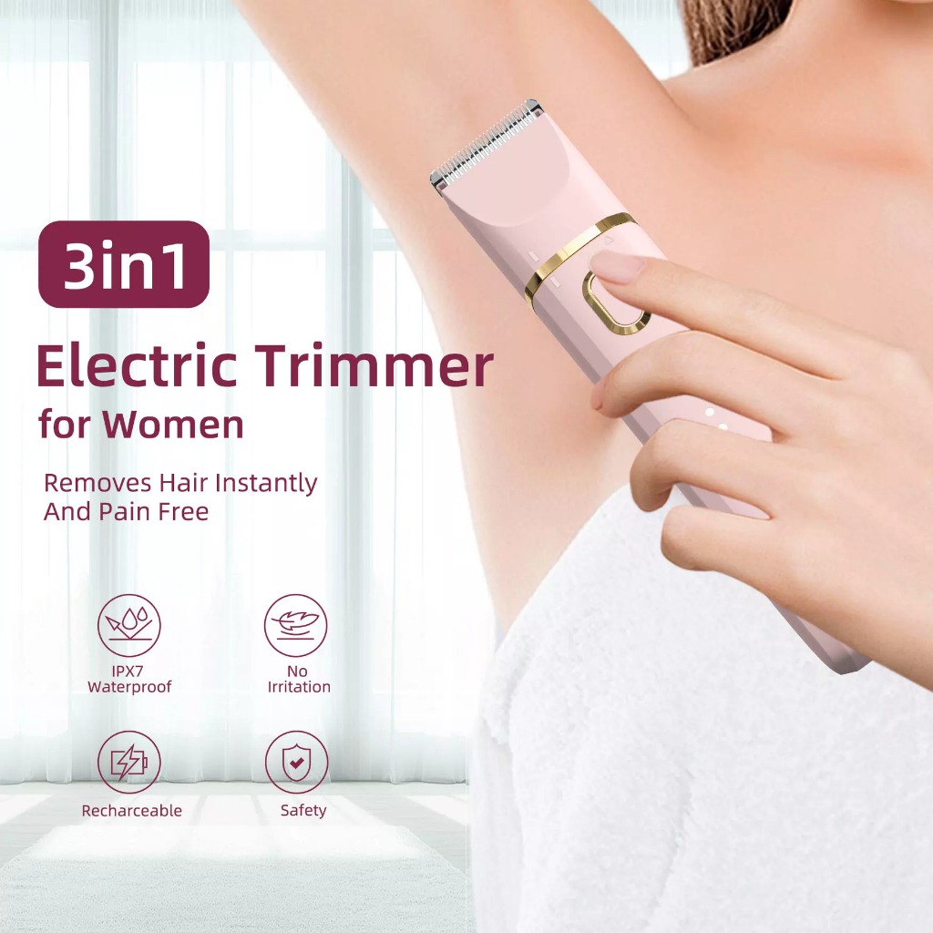 Onlife 3 in 1 Alat Cukur Wanita/Pria Alat Cukur Bulu Kemaluan Mini - Gambar 9