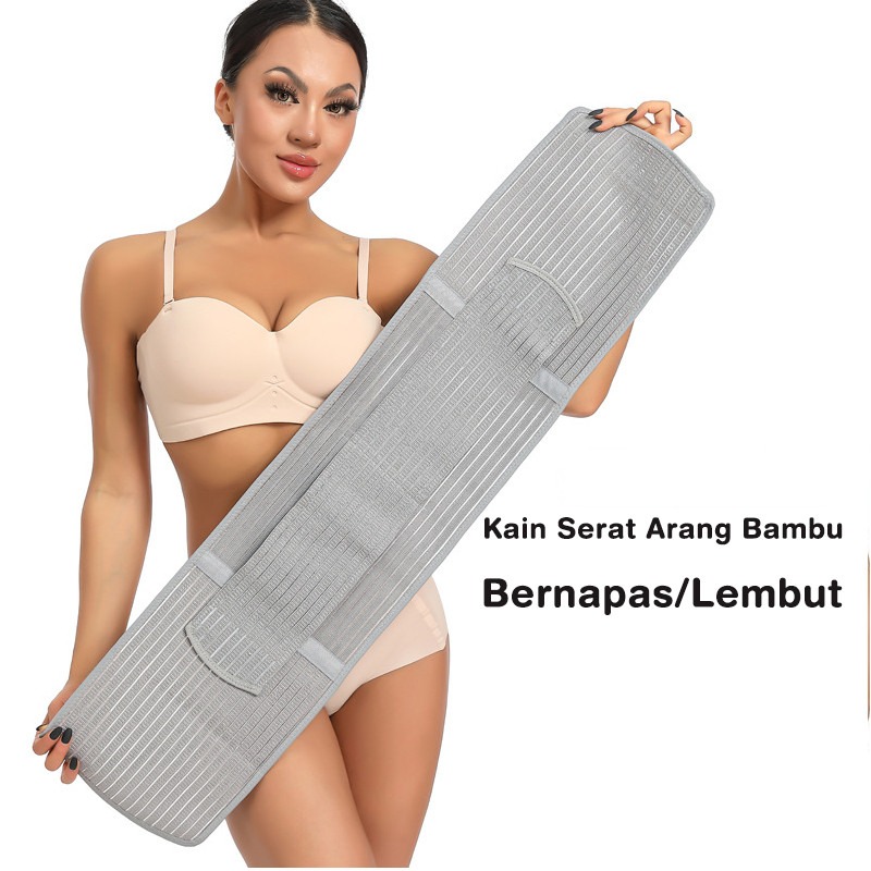 onlife korset postpartum bamboo / korset bamboo pasca melahirkan