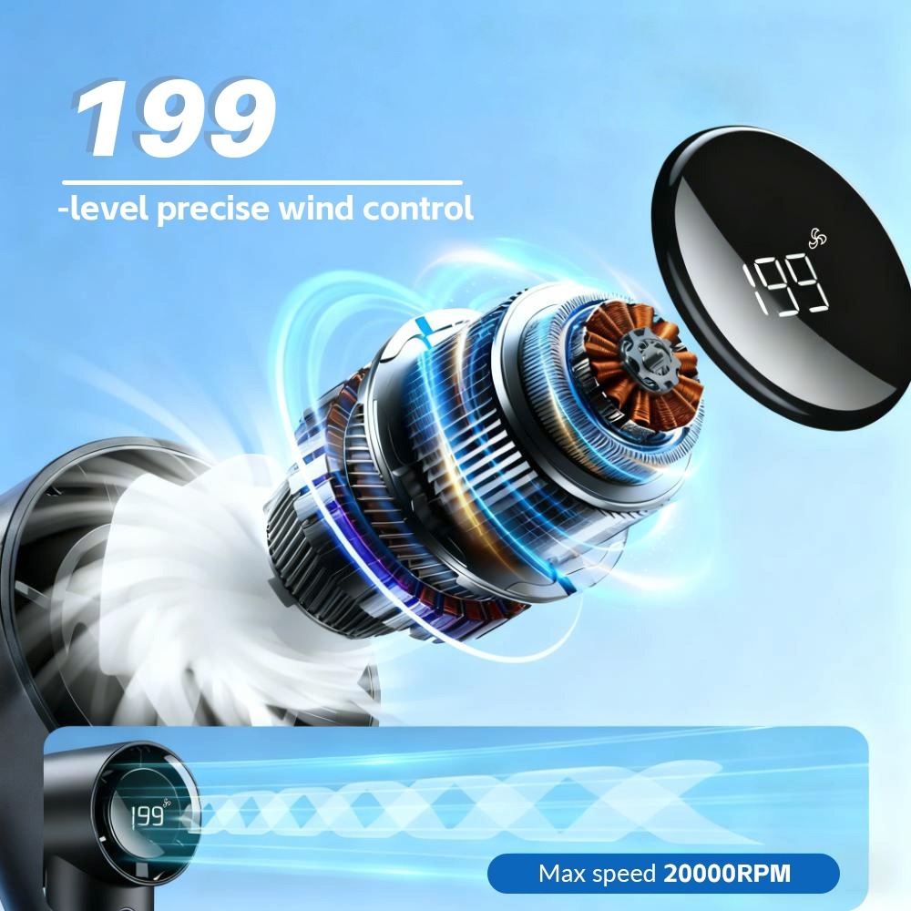 Onlife Mini Kipas Strong Portable Wind 199 Gear - Gambar 7