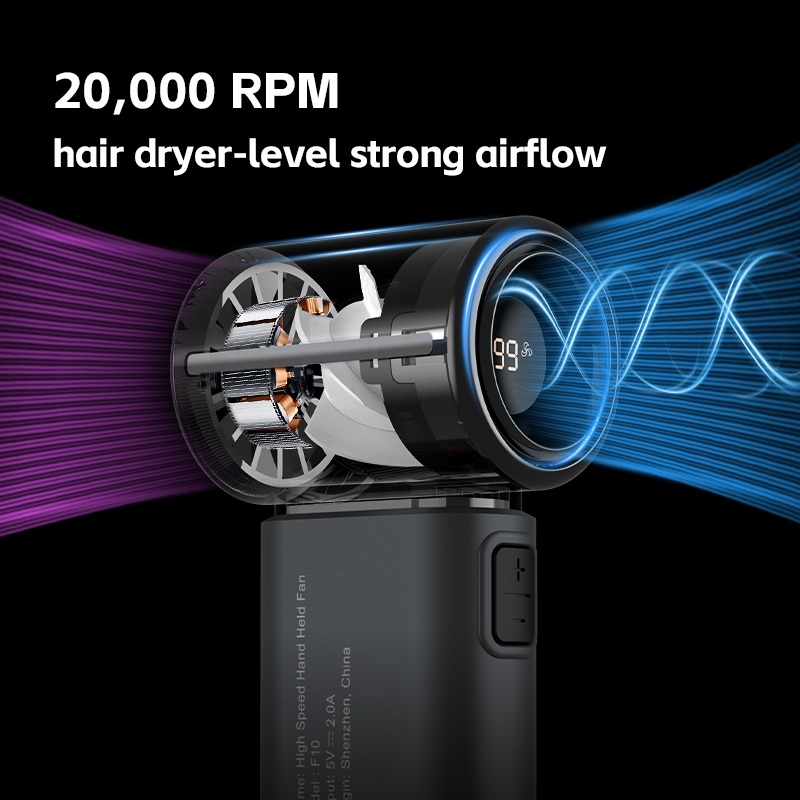 Onlife Mini Kipas Strong Portable Wind 199 Gear - Gambar 10