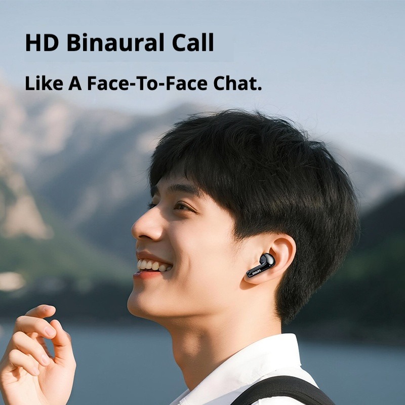 Philips Original True Wireless Earbuds TWS Earphone Bluetooth 6.0 - Gambar 5