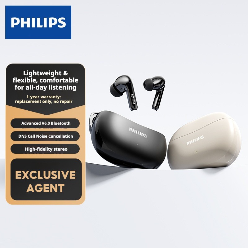 Philips Original True Wireless Earbuds TWS Earphone Bluetooth 6.0 - Gambar 12